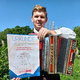 Harmonikar Jakob Štigl na svetovnem prvenstvu v diatonični harmoniki