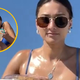 Kaotičen dan na plaži: mladenka med kosilom doživela neprijetno presenečenje (VIDEO)