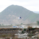 Reševalci našli ostanke helikopterja, ki je prevažal iranskega predsednika: ni znakov o preživelih