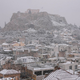 Noro vreme v Grčiji: sneg, vodni vrtinci in celo snežni tornado