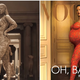 Visoko noseča Rihanna na Met Gala v podobi kipa