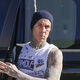 Travis Barker in Kylie Jenner opažena pred porodnišnico