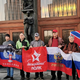 Pred državnim zborom zastave Rusije in Donecke republike