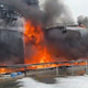 Po napadu ukrajinskega drona zagorelo v naftnem skladišču
