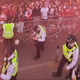 Ves kaos velike parade: Odegaard med slavjem z žogo zadel policista