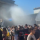 V Berlinu proti ekstremni vročini z vodnimi topovi