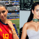Splet primerja dekle Lamina Yamala in zaročenko Cristiana Ronalda