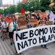 Na protestu v Ljubljani pozvali k izstopu Slovenije iz Nata