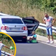 VIDEO: Smrtno nevarno početje - oče ustavil sredi slovenske avtoceste in otroka dal na kahlico