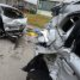V prometni nesreči I. kategorije na Idrijskem sta bili udeleženi dve vozili