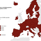 Na zemljevidu ECDC temno rdeča vsa Evropa