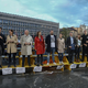 #foto Iniciativa Glas ljudstva na Trgu republike organizirala predvolilno soočenje