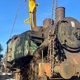 Nova brv in stara lokomotiva