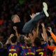 Barcelonin trener Hansi Flick ganil s čustvenim govorom