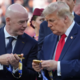 Ko sta Infantino in Trump zasenčila žogo: komedija zmešnjav na svetovnem prestolu
