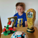 Sedemletnik iz Domžal iz tisočerih kock zgradil svoj svetovni pokal