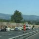 Na štajerski avtocesti zagorelo vozilo