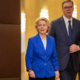 Von der Leyen zgrožena nad Srbijo, nato pa nasmejana z Vučićem