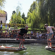 Borbe čolnarjev so znova privabile množico ob Ljubljanico
