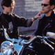 Harley-davidson FLSTF fat boy: Med skokom pripet na kable