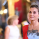 Kraljica Letizia v ledeno modri obleki zasenčila državni banket