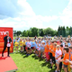 Župan Občine Radovljica Ciril Globočnik pozdravil več kot 500 otrok, ki so bili del Telemachovega dneva športa v Radovljici
