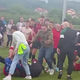 Brutalen pretep na tekmi mladincev: Napadli so tudi sodnike (video)