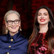 Večer, o katerem vsi govorijo: osupljivo, kaj sta nosili Meryl Streep in Anne Hathaway (FOTO)