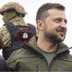 Izginila fotografija ukrajinskega vojaka, ki varuje Zelenskega v uniformi z nacističnim simbolom