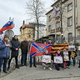 »Naci go home!« Na shodu v Ljubljani udeleženci zahtevali konec oboroževanja zločinskega kijevskega režima