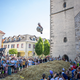 Slovenj Gradec se je prelevil v staro srednjeveško mesto. V nedeljo licitacija več kot 10-metrskega medenjaka (VIDEO in FOTO)