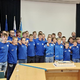 Župan Občine Ravne na Koroškem sprejel 3 x zlate fante ravenske odbojke