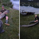 (FOTO in VIDEO) Izjemen ulov: Koroški ribič sam proti velikanu iz Družmirskega jezera