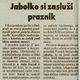 Jabolko si zasluži praznik