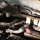 Zagorel motor avtomobila, nastalo precej škode