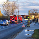 FOTO: V okolici Maribora voznica trčila v drog javne razsvetljave