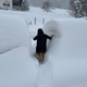 FOTO: Snežna neurja zajela dele Avstrije, ponekod zapadlo 150 centimetrov snega