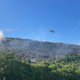 FOTO: Ogenj zajel težko dostopen teren, sodelovali tudi piloti