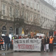 Ob dnevu žena ljubljanske ulice zavzeli protestniki: "Če naše delo ni vredno, protestiramo" (FOTO)