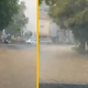 Grozljive posledice toče in poplav: poškodovani avtomobili, celo eksplozija in ranjeni gasilec (FOTO in VIDEO)