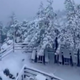 Sredozemsko državo presenetila močna ohladitev: padala sta toča in sneg (VIDEO)