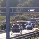 Nalet vozil na primorski avtocesti: poškodovanih 8 oseb, posredoval je helikopter