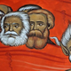 Tito, Marx in Engels v peklenskem ognju na freski v podgoriški cerkvi