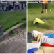 [Video] Mimoidoči posneli hudo tragedijo v Teksasu, ko je moški zapeljal v pešce