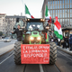 Italijanski traktorji gredo nad Rim