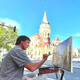 Ruski slikar navdušen nad lepotami Celja