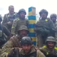VIDEO: Ukrajinski teritorialci na ruski meji postavili »mejni kamen«