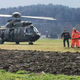 Huda nesreča v bližini Slovenske Bistrice, delavca so odpeljali s helikopterjem