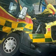 Foto: Čelno reševalnega in vlečnega vozila usodno za voznika rešilca