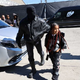 Kanye West na Super Bowl prišel v družbi lepe hčerke